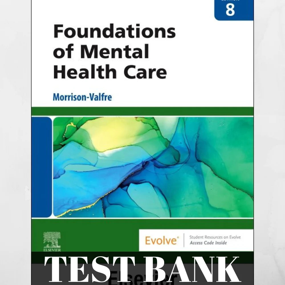 Banque de questions pour l'ouvrage « Fondements des soins de santé mentale », 8e édition, de Morrison-Valfre
