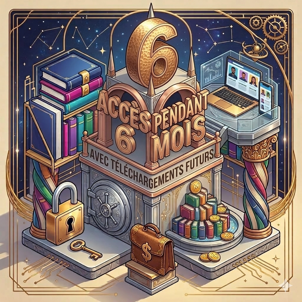 Accès pendant 6 mois avec téléchargements futurs