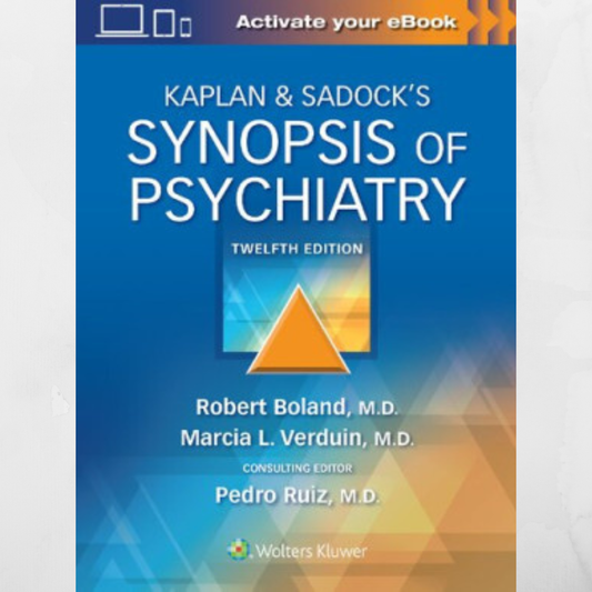 Synopsis de psychiatrie de Kaplan et Sadock, douzième édition